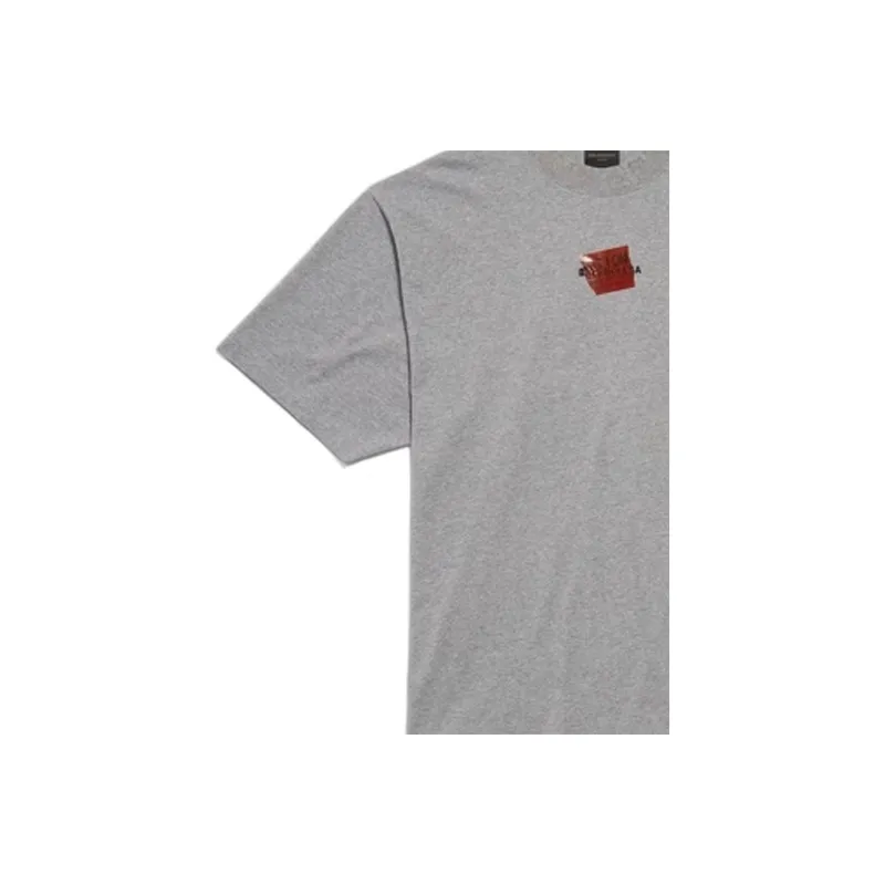 Balenciaga FW25 T Shirt Medium Size Fit Men's Gray-5
