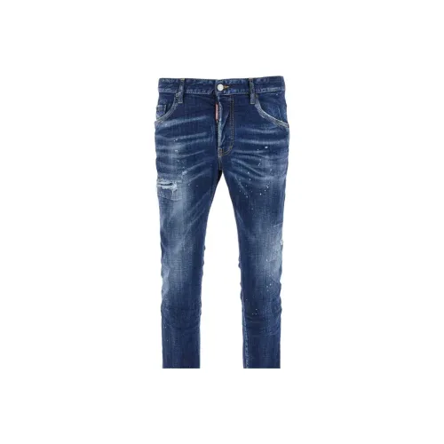DSQUARED 2 Dark Easy Wash Skater Jeans