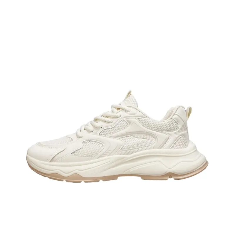 DINGGU Abrasion Resistant Breathable Coverage Low Top Chunky Sneakers Men's-0