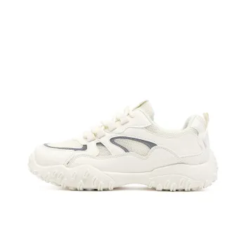 RENBEN Breathable And Lightweight Low Top Casual Shoes Women's White