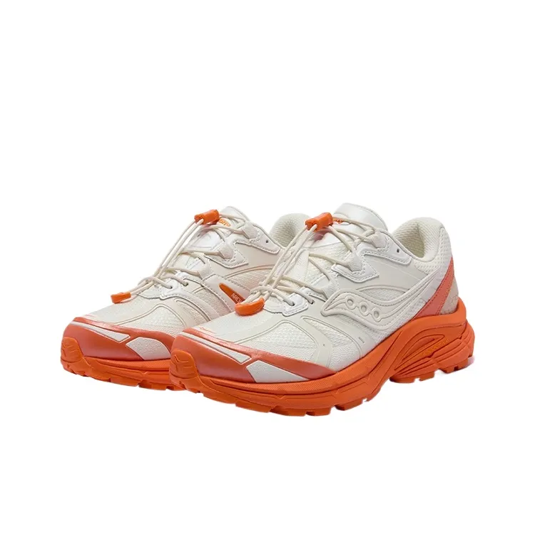 Saucony Kinvara 4 Low Top Casual Shoes Unisex White Orange-2