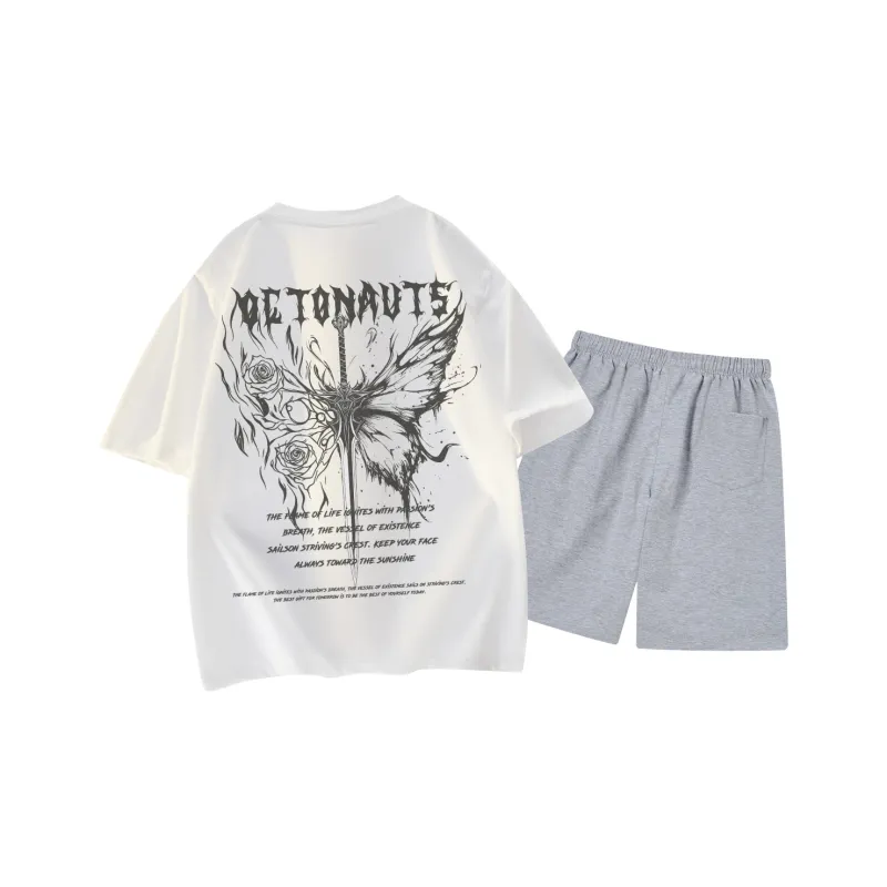 Small Columns Under The Sea Casual Sportswear Unisex-6