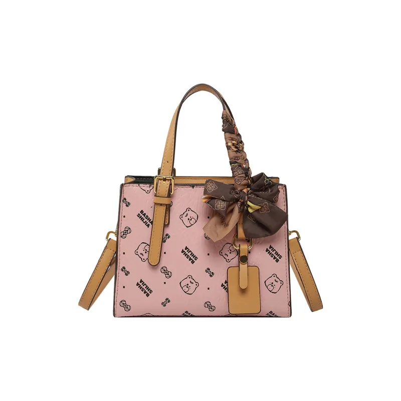 Meow In The Grass PU Shoulder Bag, Crossbody Bag, Handbag Women's Brown/Beige/Pink-12