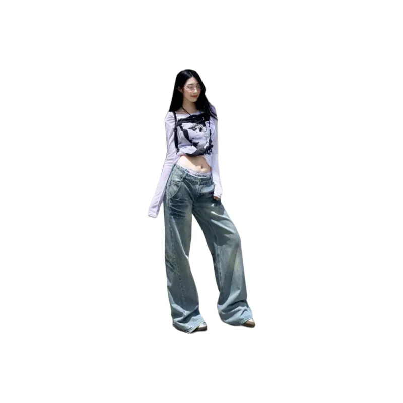 REXSHION Jeans Unisex Blue-0