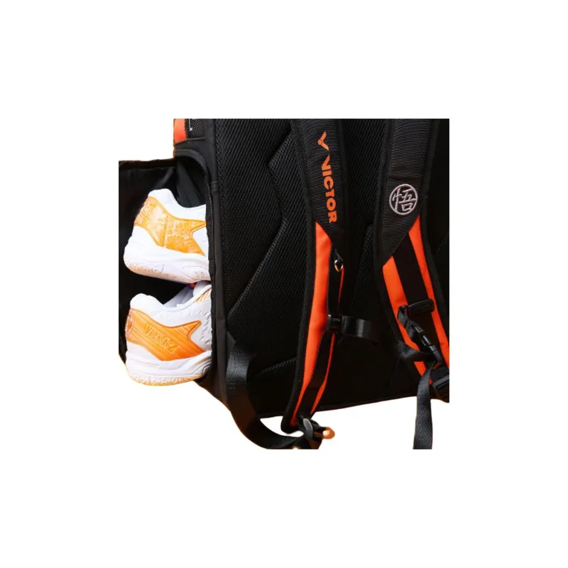 VICTOR Polyester Backpack Unisex White/Jasper-3