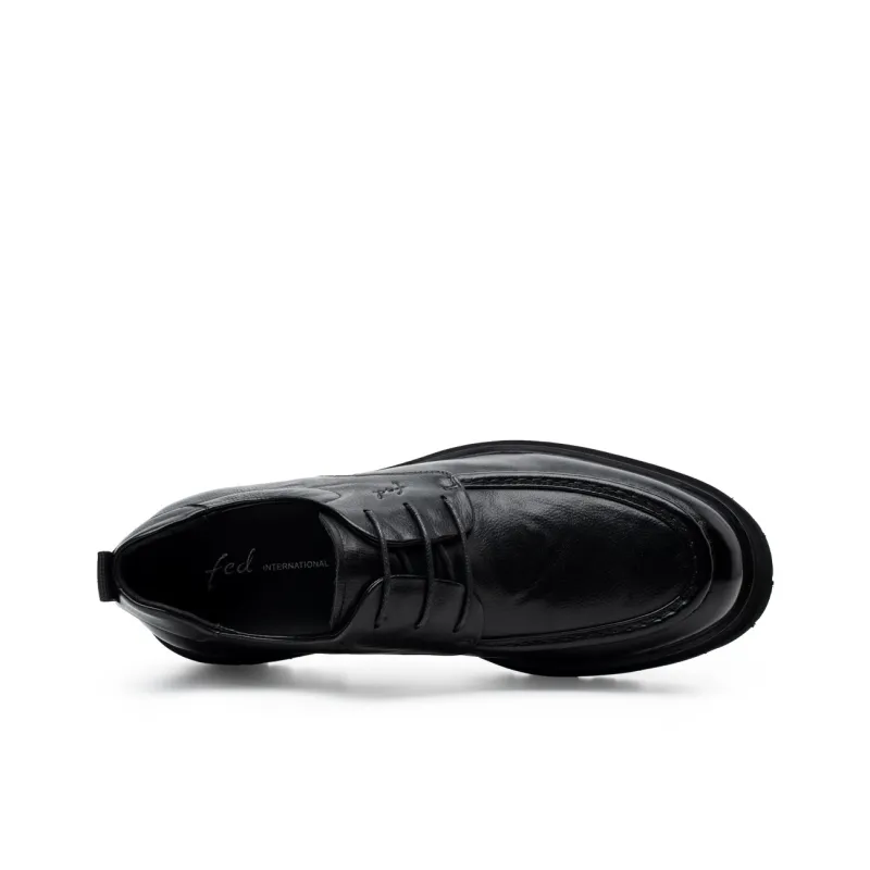 FED Men's Casual Shoes Men Low Top Black-4