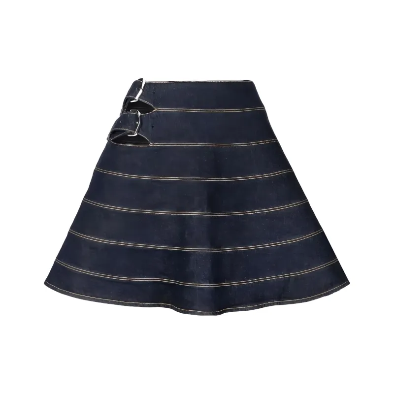 Alaia Denim Short Skirts Women's Denim Blue-0