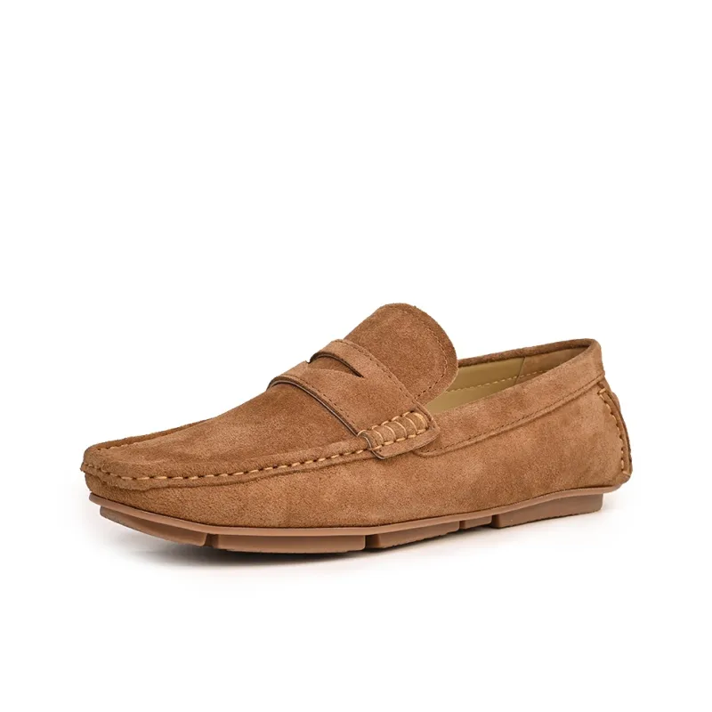 Brounvanm Men's Casual Shoes Men's Yellow Brown-0