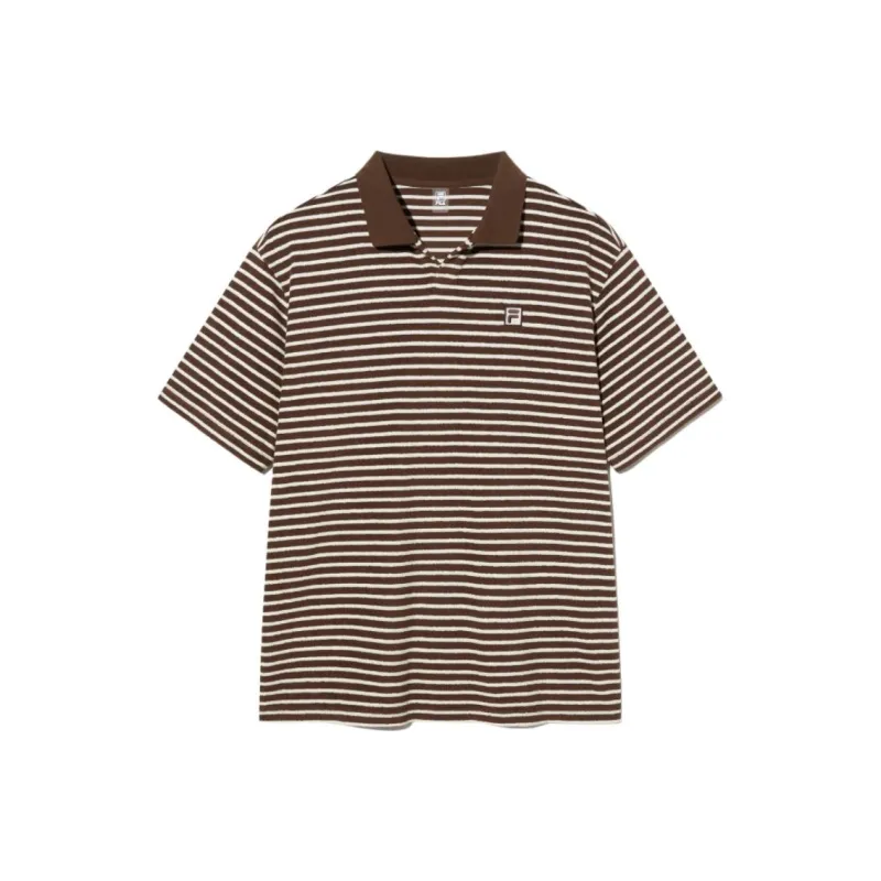 FILA Polo Shirts Unisex Brown-0