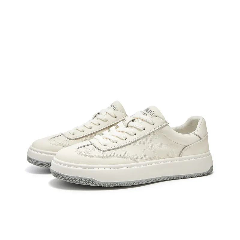 MILLIE'S Low Top Skateboard Shoes Men's White-2