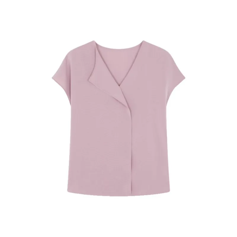 Mo Han Yi Mei T Shirt Women's Dusty Pink-0