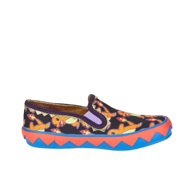 IRREGULAR CHOICE Low Top Casual Shoes Women's Orange Black-1