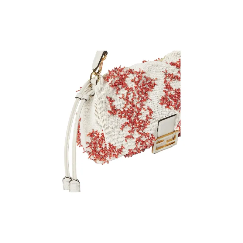 FENDI Baguette FF Buckles Baguette Bag, Shoulder Bag, Crossbody Bag, Handbag Medium Size Women's Multicolor-3