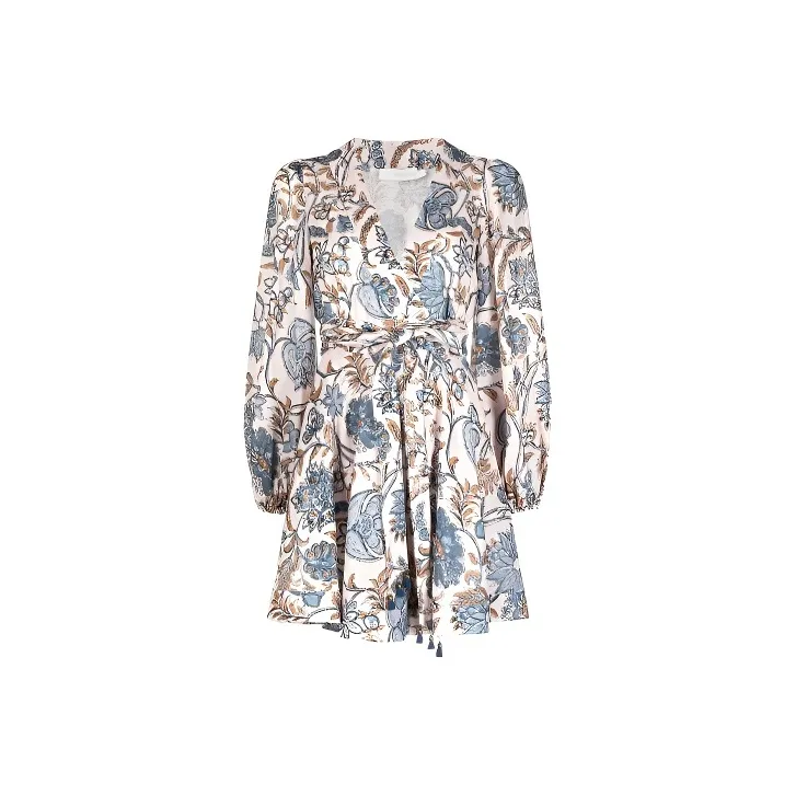 Zimmermann Long Sleeved Dresses Women's Blue-0