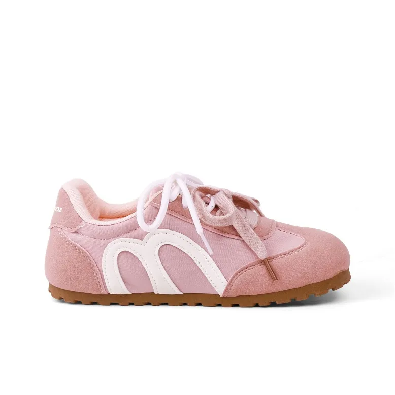 IHBOZ Low Top Skateboard Shoes Women's Pink-2