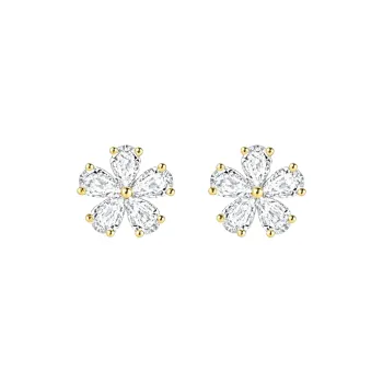 WAW Artificial Zircon Stud Earrings Women's