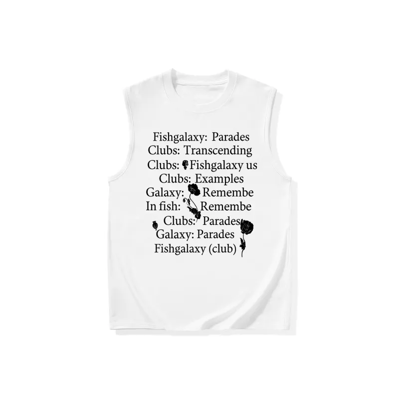 FISHGALAXY Tank Tops Unisex-4