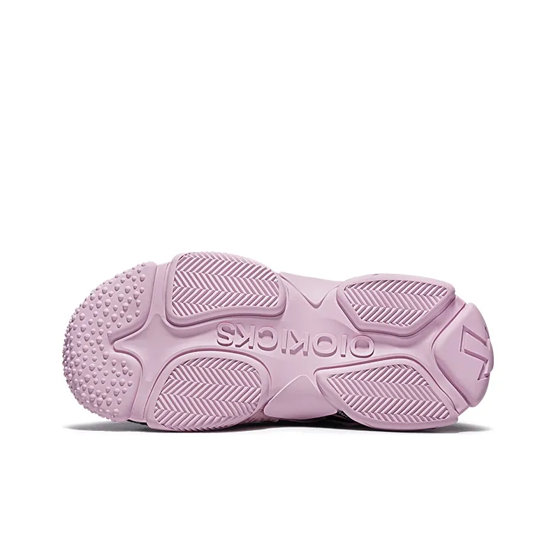 SALAXI Cushioning, Slip Resistant, Abrasion Resistant, Height Increasing Low Top Chunky Sneakers Unisex-5
