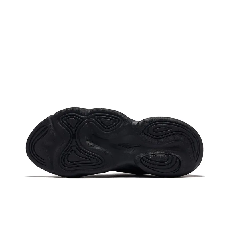 Erke Xiao You 2 Breathable And Resilient Low Top Casual Shoes Men's Jet Black-4