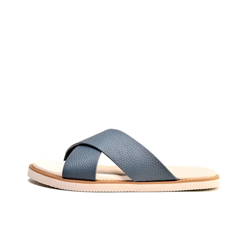 Brounvanm Rubber Sole Slip Resistant Quick Dry Slide Slippers Men's-5