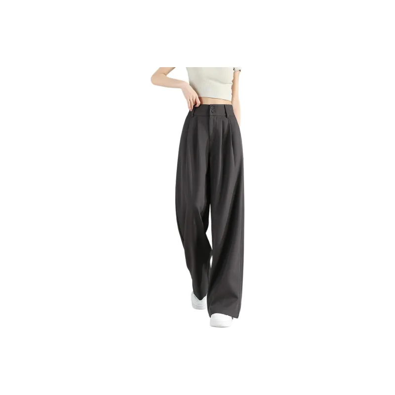 Tonlion Suit Trousers Women's Dark Gray-1