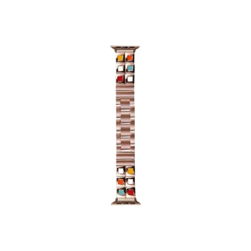 KVZUVUU Apple Compatibility Watch Band Metal-6