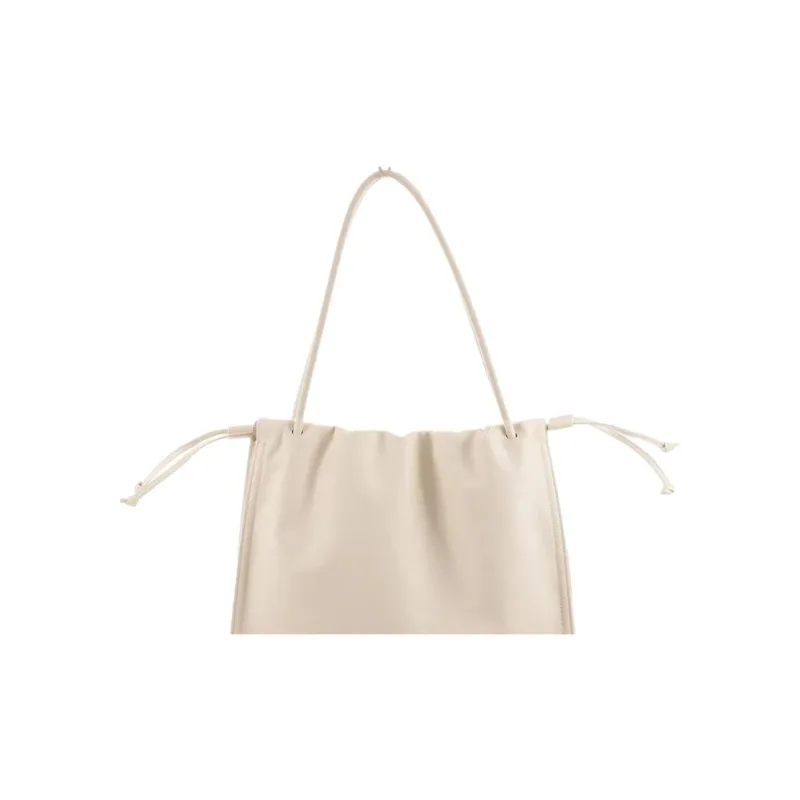 COCCINELLE Calfskin Shoulder Bag Women's White-3