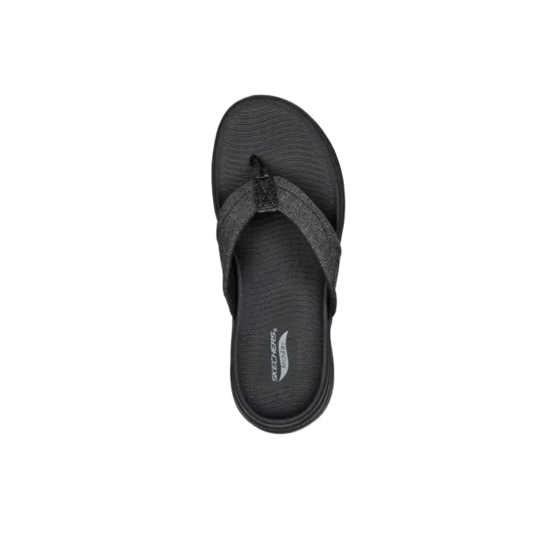 Skechers Arch Fit Quick Dry Flip Flops Women's Black-3