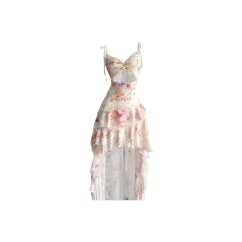 GUOZHEN Slip Dresses Women's Floral
