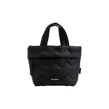 Skechers Polyester Tote Bag, Shopping Bag, Handbag Mini Women's Black