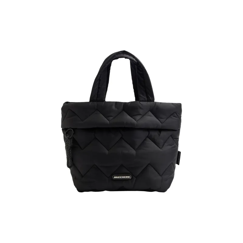 Skechers Polyester Tote Bag, Shopping Bag, Handbag Mini Women's Black-0