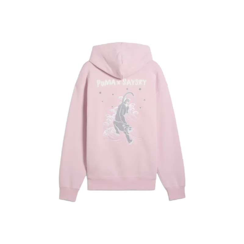 PUMA x SAYSKY Forever Sweatshirt Unisex Rose Red 90-1
