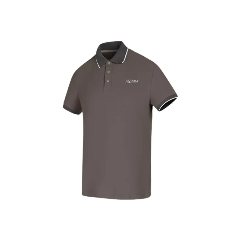 HONMA Polo Shirt Men's Olive Green-0