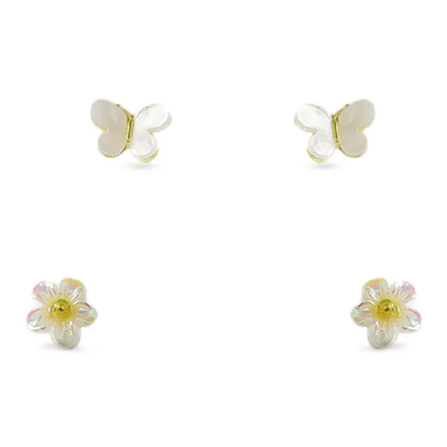 JOYDINNY Alloy Stud Earrings Women's-0