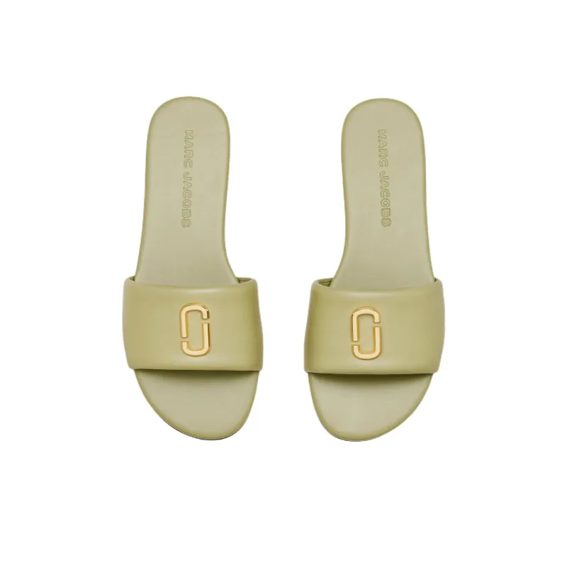 MARC JACOBS Snapshot Slide Slippers Women's Green-3