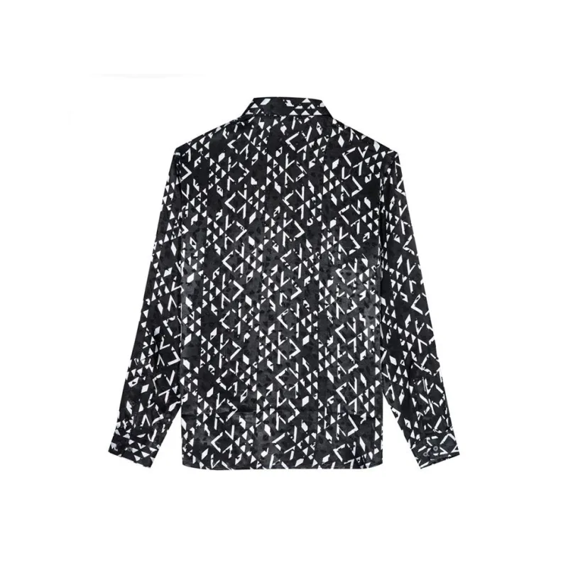 ANDREW MACKENZIE Shirts Unisex Black White-2