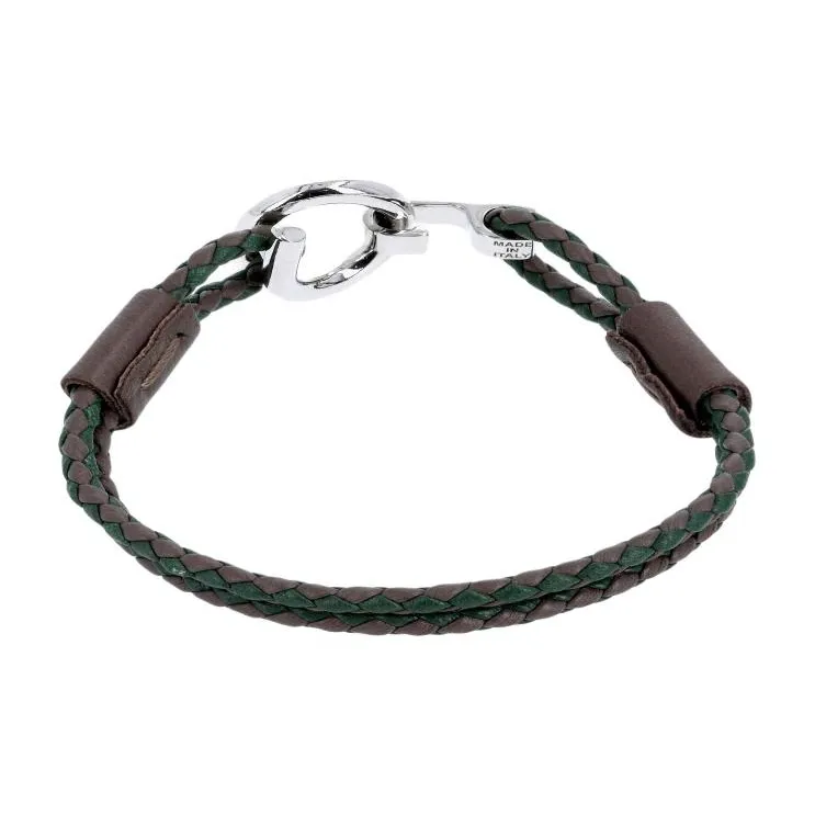 FERRAGAMO Calfskin Bracelets Unisex Brown-1
