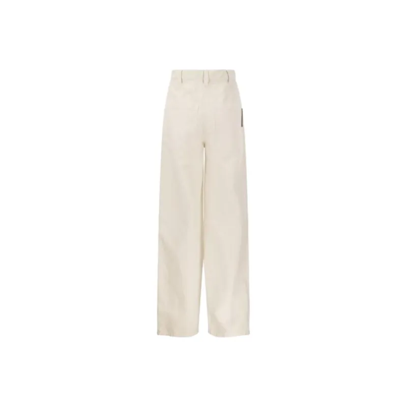 Brunello Cucinelli Casual Pants Women's Light Beige-1