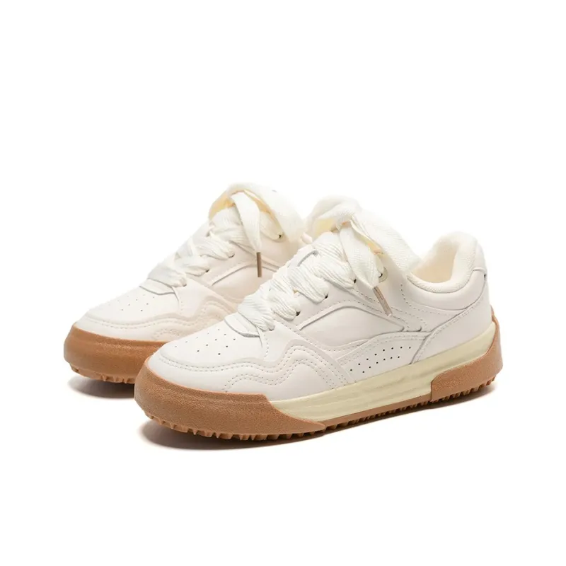 BLUBLONC Slip Resistant Shock Absorbers Low Top Skateboard Shoes Women's-1
