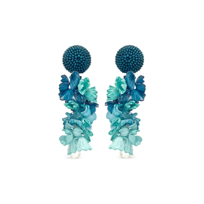 Oscar De La Renta Flower Earrings-0