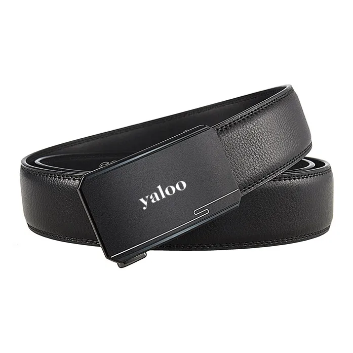 Yalu Cow Split Leather Belts Men's 3.5CM-1