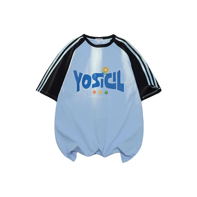 YOSICIL T Shirt Unisex Sky Blue Teal-1