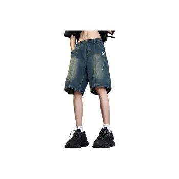 SOIE Denim Shorts Unisex Nostalgic Green