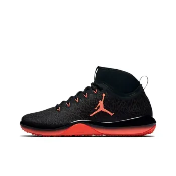 Jordan Trainer Mid Top Basketball Shoes Men's Black
