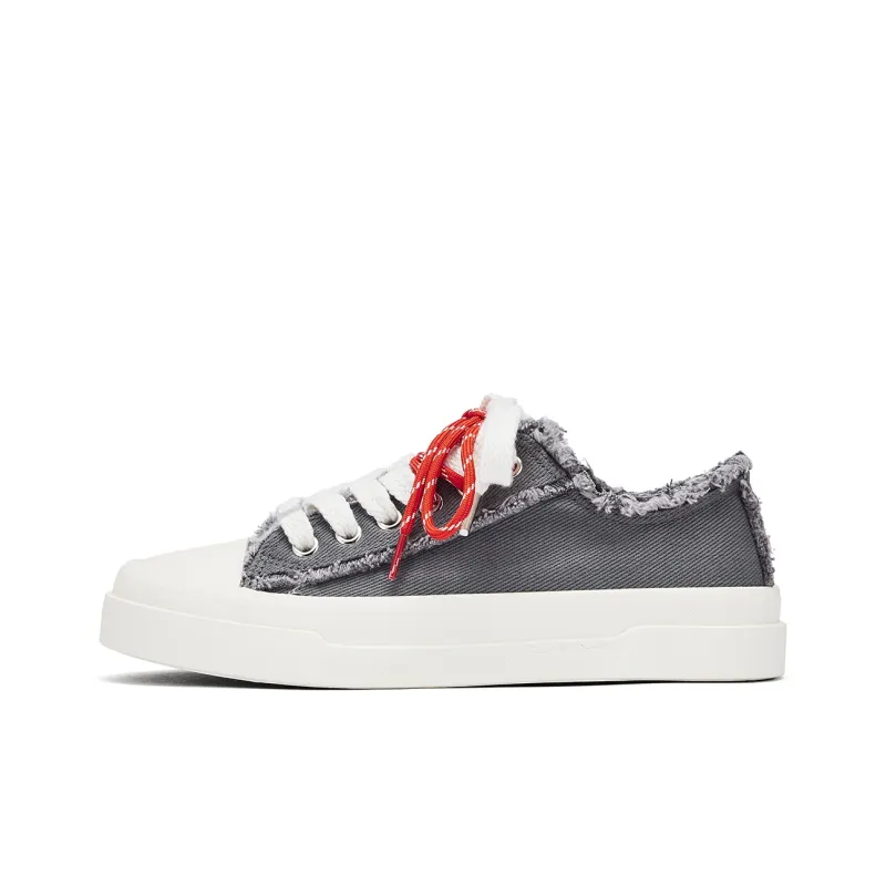 Hotwind Canvas Shoes Height Increasing Abrasion Resistant Low Top Skateboard Shoes Men's-10