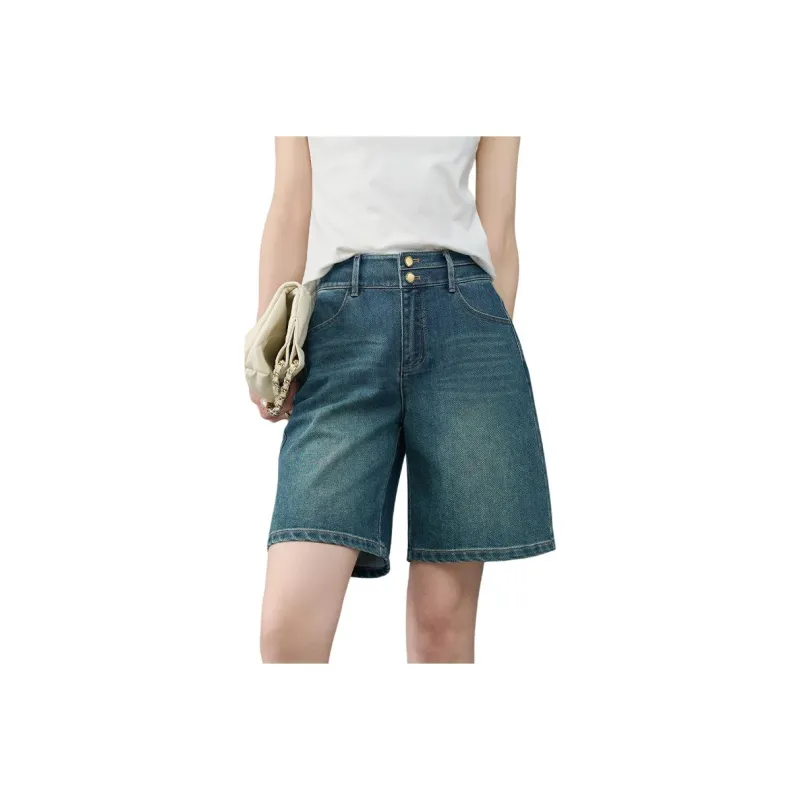 YALIDA Denim Shorts Women's-0