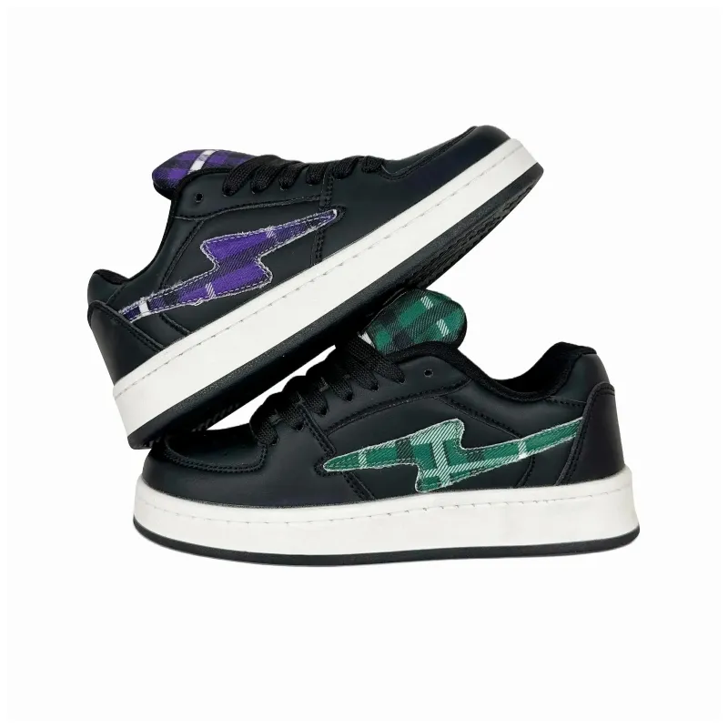 ABCIO Cushioning, Abrasion Resistant, Height Increasing Low Top Skateboard Shoes Unisex-8