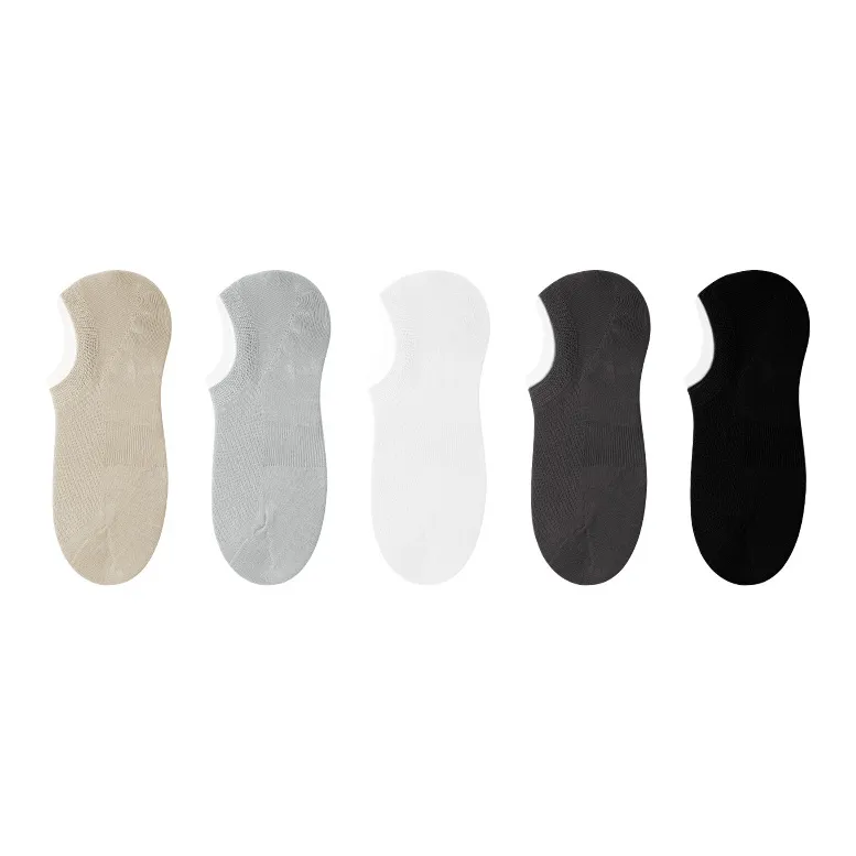 LIANGPU No Show Socks Men's 5 Pack Gift Box Set-1
