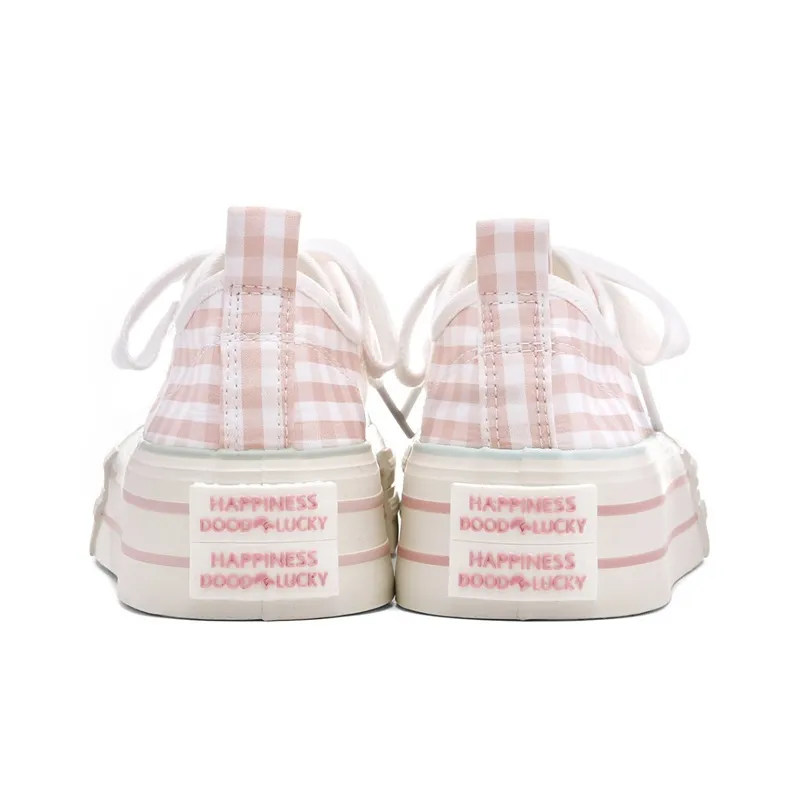 The New Age Family Anti Slip Wear Resistant Low Top Canvas Shoes Women's Light Pink Light Pink-3