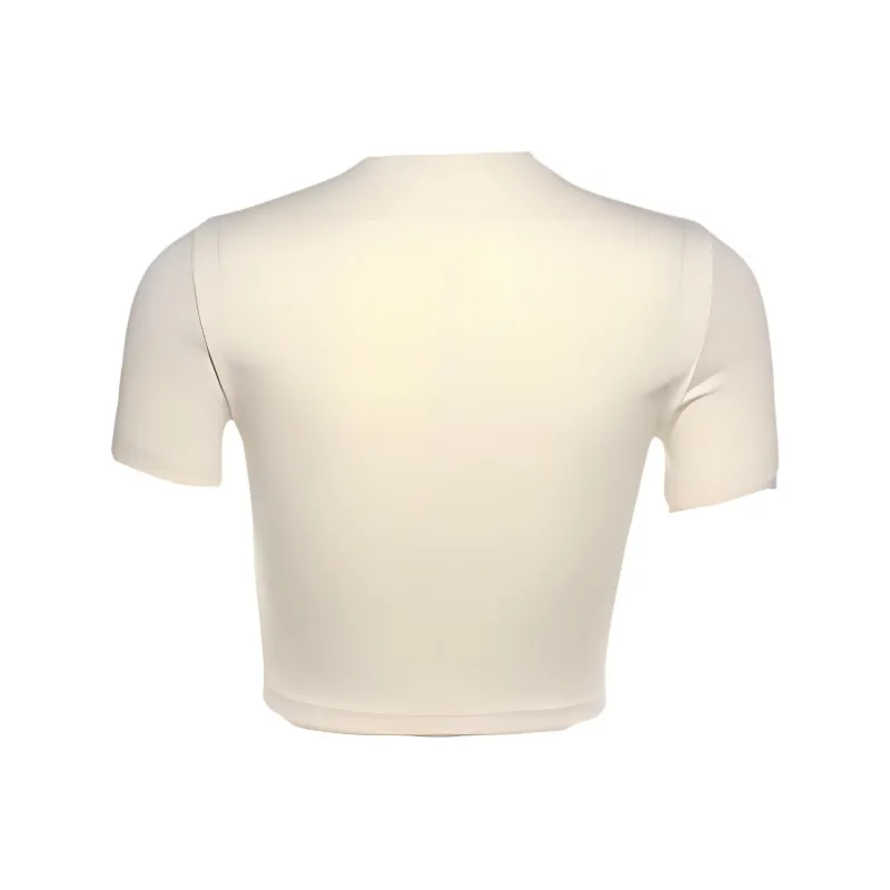 DOKZB T Shirts Women's Apricot-1